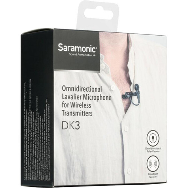 Мікрофон петличний Saramonic DK3A