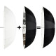 Фотозонт Visico AU180-B (150см) Silver/Black/Soft параболический