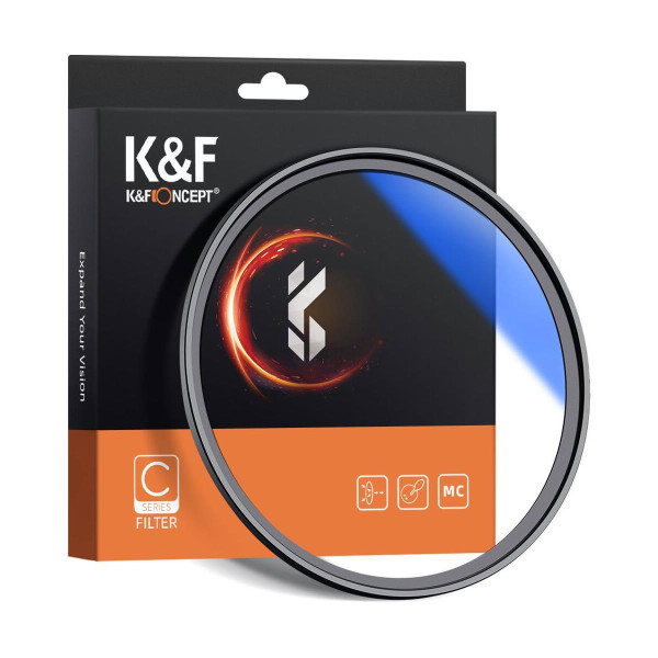 Светофильтр K&F Concept 58mm HMC UV Blue-Coated Japan Optics (KF01.1424)