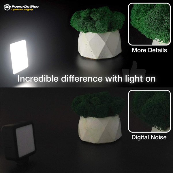 Ультра светодиодный видео свет PowerDeWise Led 49 2000mah с Type-c