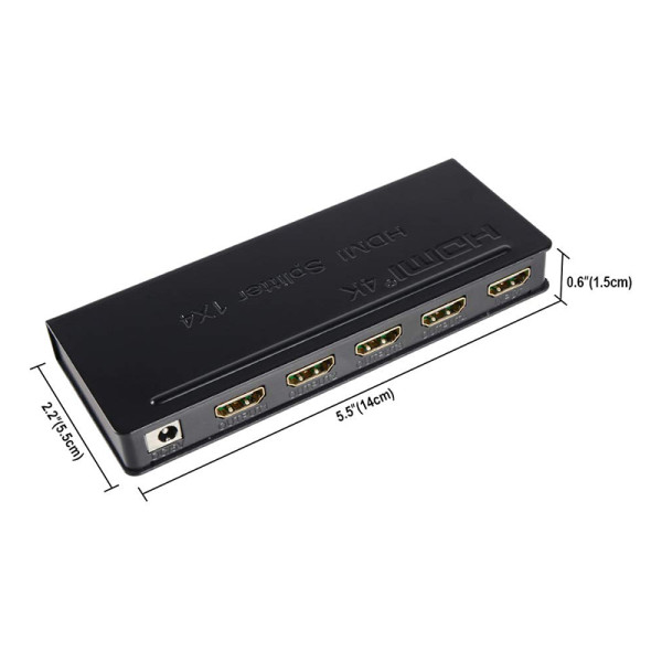 Сплиттер PowerPlant HDMI 1x4 V1.4, 4K (HDSP4-M)