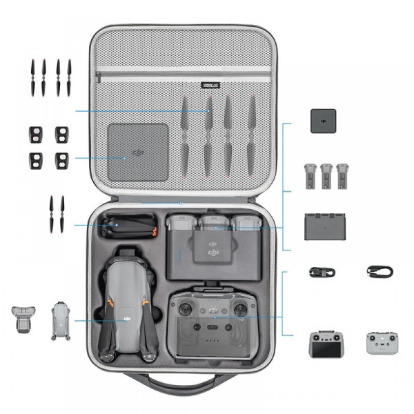 Кейс для DJI Air 3 Fly More Combo на плечо защитный упругий STARTRC 1125214