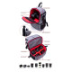Рюкзак AccPro DAC-1721E blue/red