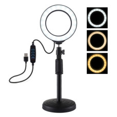 Кольцевой свет со стойкой Puluz PU391 Ring Light 12см (8W)