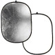 Відбивач Visico RD-019 2 в 1 white/silver (92х122см)