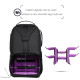 Рюкзак Huwang DAC-0303P black/purple