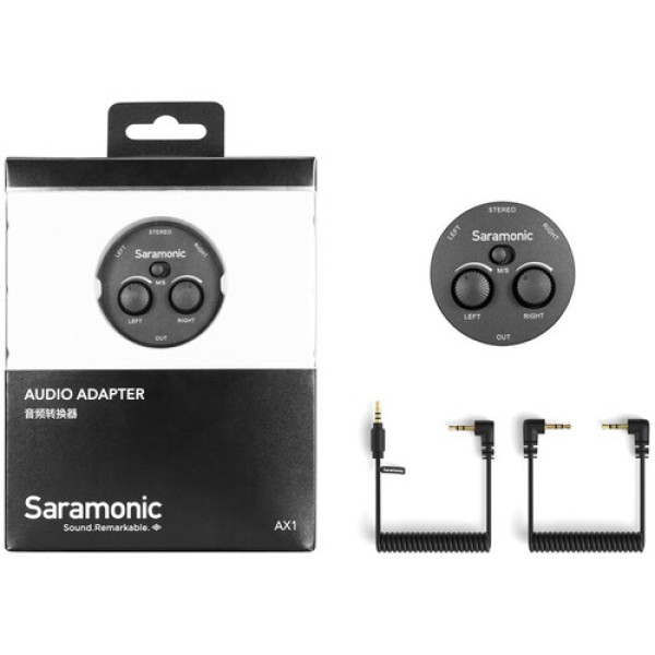 2-канальный аудиомикшер Saramonic AX1 для камер, смартфонов, планшетов и компьютеров