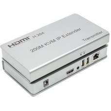Удлинитель HDMI сигнала PowerPlant HDMI 1080P/60hz, до 200м, через CAT5E/6 (HDES200-KVM)