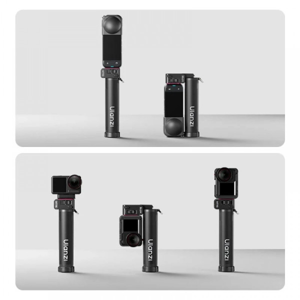 Монопод невидимка Insta360 складной 17-57см с колпачком Ulanzi MT98