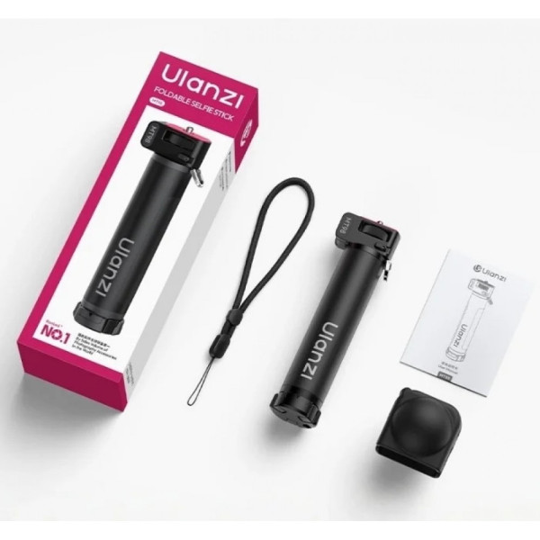 Монопод невидимка Insta360 складной 17-57см с колпачком Ulanzi MT98