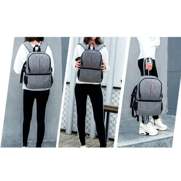 Рюкзак AccPro DAC-1721G black/red