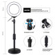 Кільцеве світло зі стійкою Puluz PKT3046B RGB Ring Light 12см (9W)