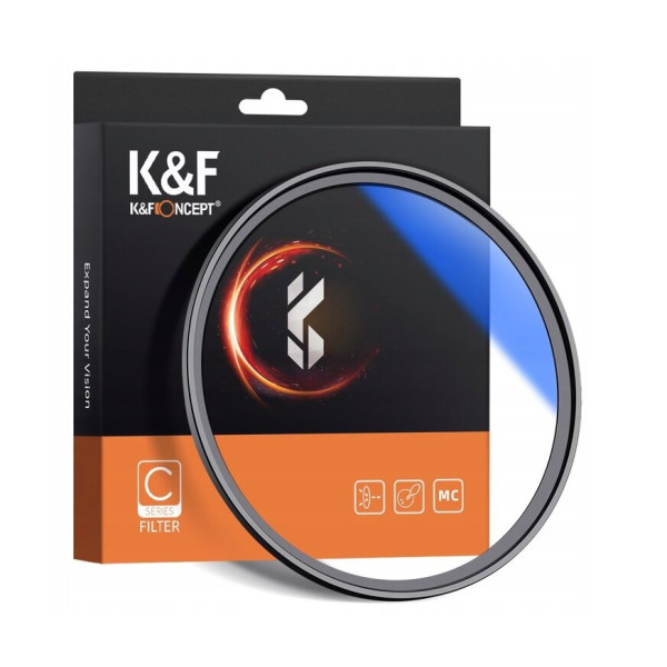 Світлофільтр K&F Concept 43 mm HMC UV Blue-Coated Japan Optics (KF01.1419)
