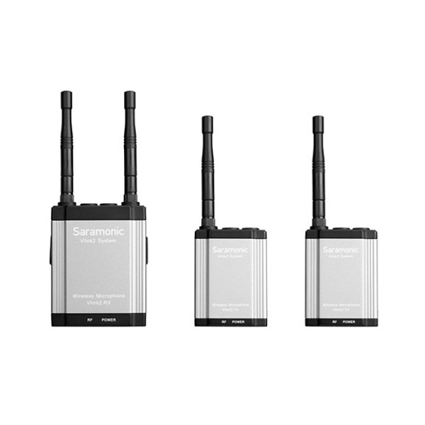 Беспроводная микрофонная система Saramonic Vlink2 kit2 (TX+TX+RX) (Vlink2 kit2)