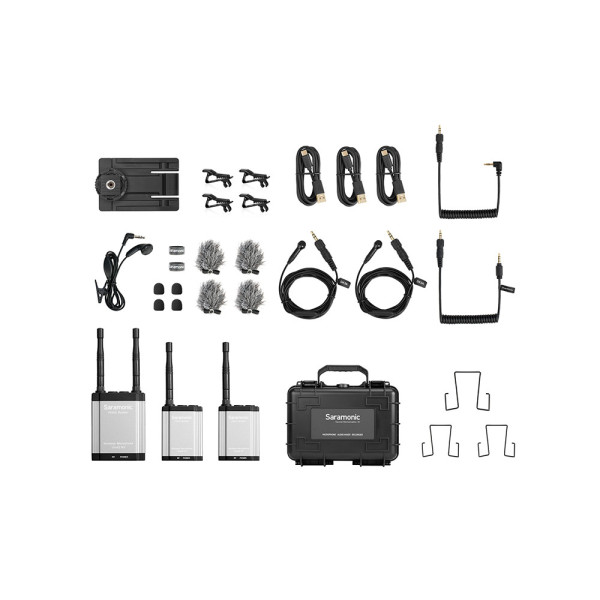 Беспроводная микрофонная система Saramonic Vlink2 kit2 (TX+TX+RX) (Vlink2 kit2)