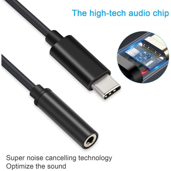 Адаптер Type-C to 3.5