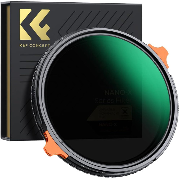 Світлофільтр K&F Concept 52mm Variable ND4-64+CPL Nano-X 2-6 Stop (KF01.1911)