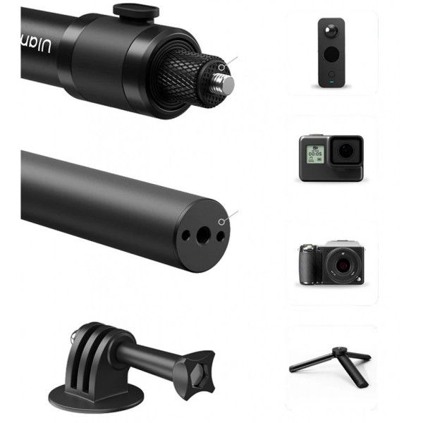 Монопод невидимка для Insta360 з кріпленням на рюкзак 23-114см Osmo 360 Action 6/5/4 Ulanzi VL04