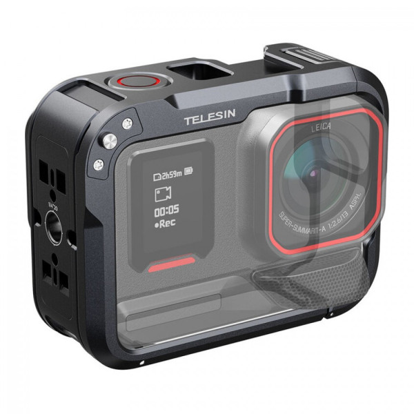Рамка Insta360 Ace Pro 2 / Ace Pro алюминиевая вертикальная горизонтальная Telesin S6-FMS-32-TIS
