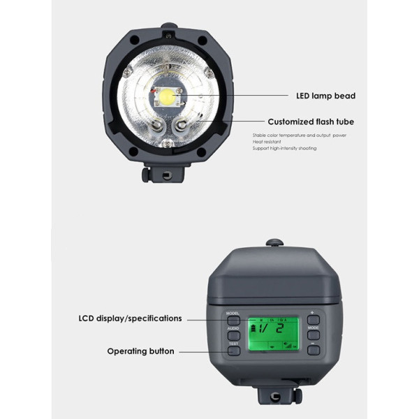 Студійний спалах Visico 5 TTL