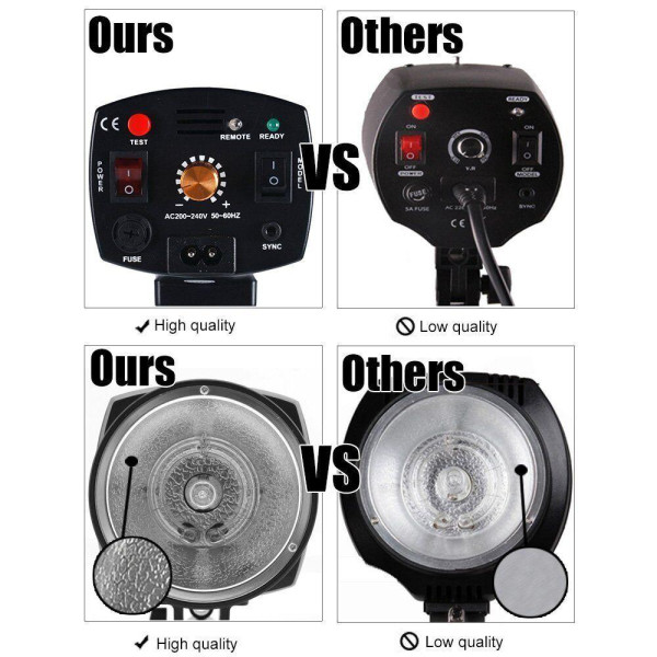 Набор студийного импульсного света FST EG-180KA с зонтами