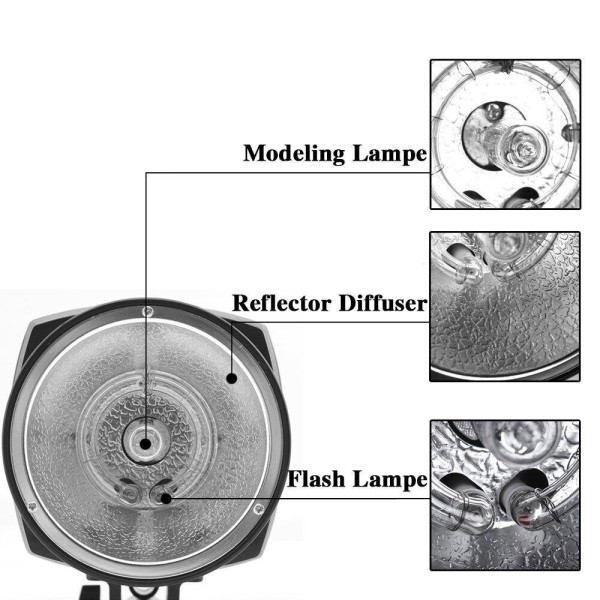 Набор студийного импульсного света FST EG-180KA с зонтами