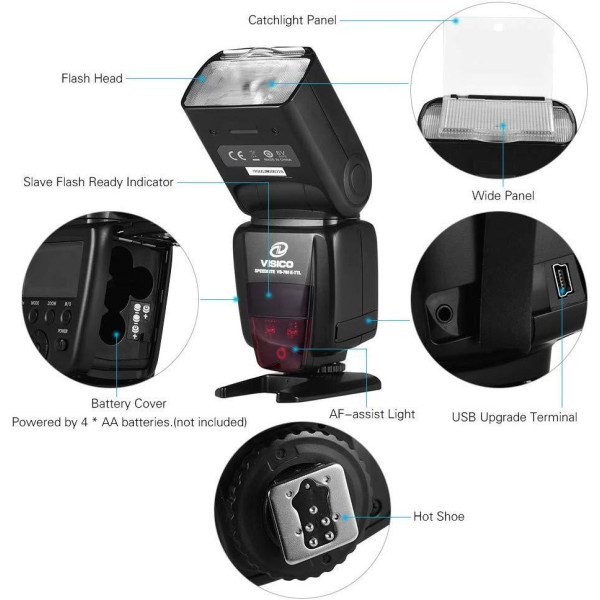 Вспышка Visico VS-765C for Canon