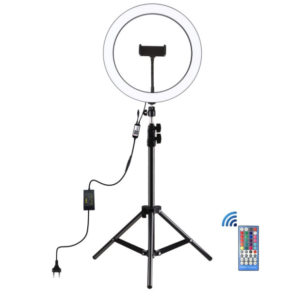 Кільцеве світло зі стійкою Puluz PKT3050 RGB Ring Light 30см (30W)