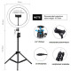 Кільцеве світло зі стійкою Puluz PKT3050 RGB Ring Light 30см (30W)