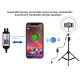 Кільцеве світло зі стійкою Puluz PKT3050 RGB Ring Light 30см (30W)