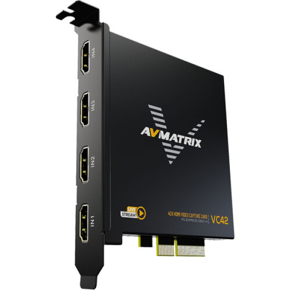 4-канальная PCIE карта захвата HDMI