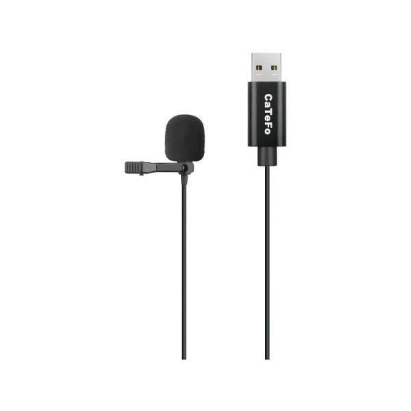 Микрофон петличный з USB подключением CaTeFo FO-ULM1