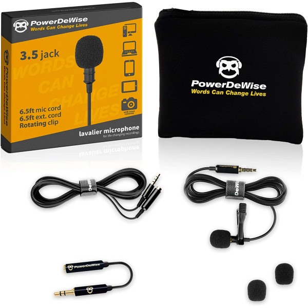 Петличный микрофон PowerDeWise Lavalier Microphone (1APDW)