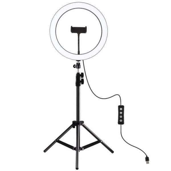 Кільцеве світло зі стійкою Puluz PKT3056B Ring Light 30см (25W)