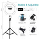 Кільцеве світло зі стійкою Puluz PKT3056B Ring Light 30см (25W)