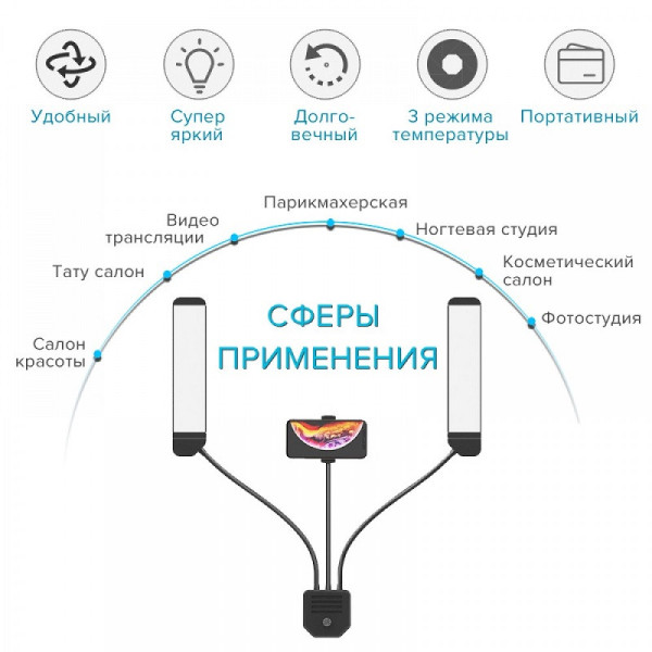 Світло для блогерів Visico RK-39 (60W)