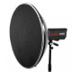 Портретная тарелка Jinbei QZ-40 Radar Reflector с сотой (Silver)