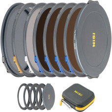 Магнитный набор фильтров NiSi JetMag Pro Cinema Kit 82MAG: FS ND4, ND8, ND16, ND64, True Color CPL, Black Mist 1/8, адаптеры 67/72/77/82 мм (6971634242514)