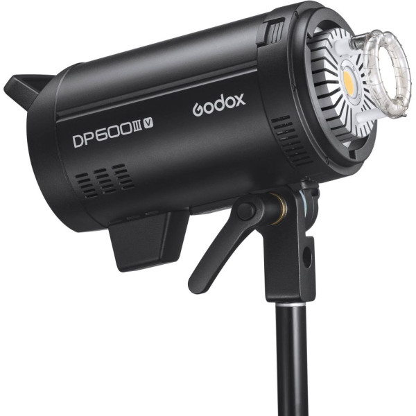 Професійний студійний спалах Godox DPIII600V зі світлодіодною моделюючою лампою