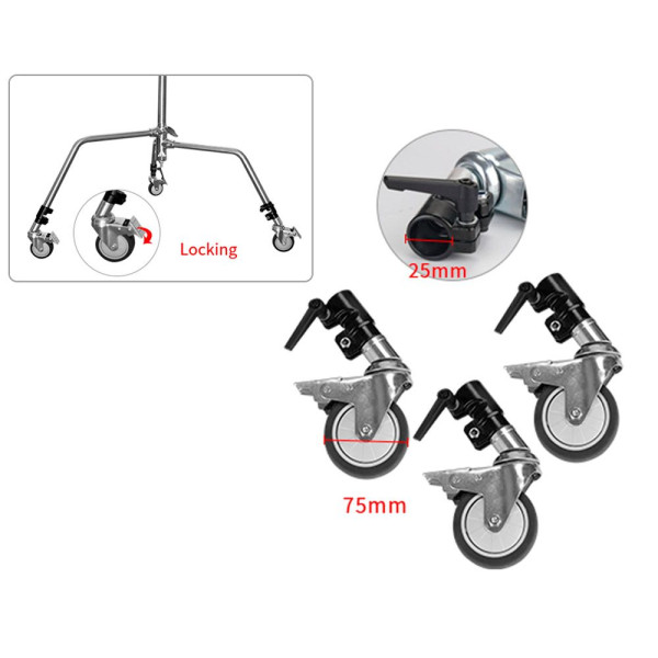 Колеса для стоек E-Image CS25S