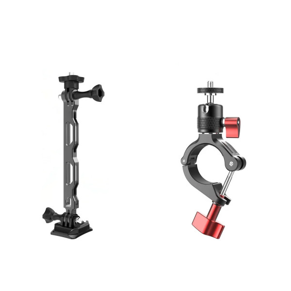 Крепление на мотоцикл для экшн камеры шлем руль алюминий AC Prof HQS-NEW-KIT-M06