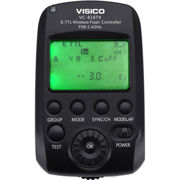 Синхронізатор передавач Visico VC-818TX-C E-TTL for Canon