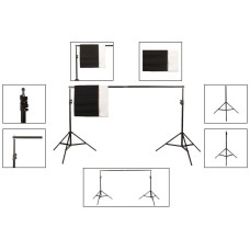 Ворота с двумя фонами FST PHOTO FF-111