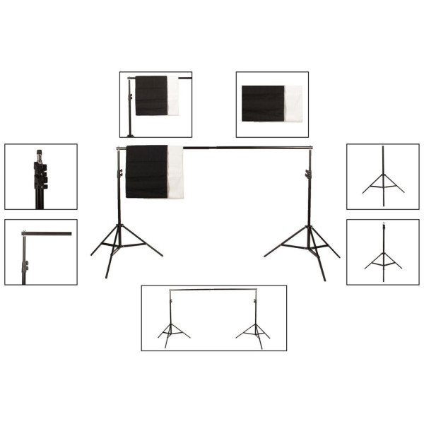 Ворота с двумя фонами FST PHOTO FF-111