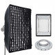 Софтбокс с сотами AccPro SB-80120G (80х120см)