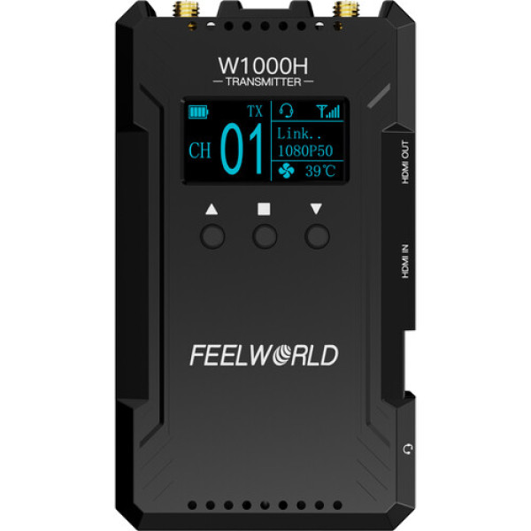 FeelWorld W1000H 1312-дюймовая система беспроводной передачи видеосигнала с двумя разъемами HDMI