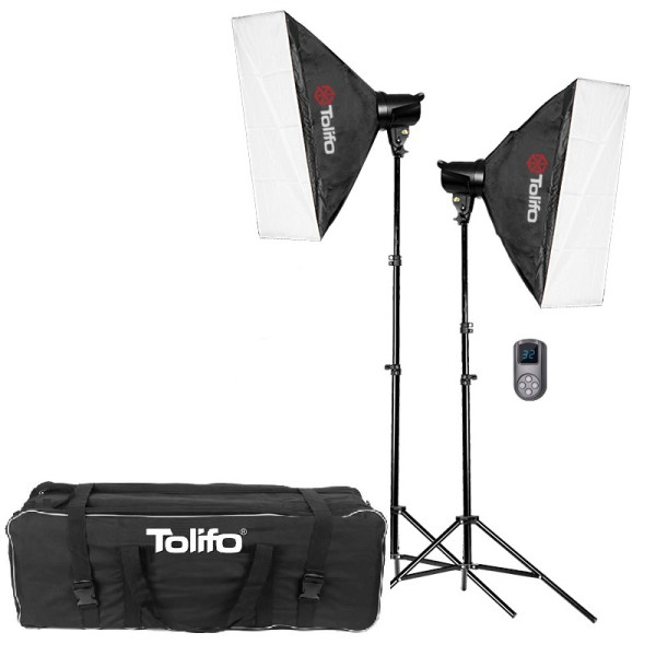 Набор постоянного света Tolifo EF-60W-2 Softbox Kit