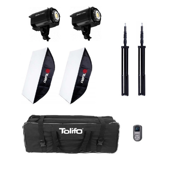 Набор постоянного света Tolifo EF-60W-2 Softbox Kit