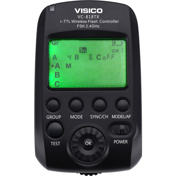 Синхронізатор передавач Visico VC-818TX-N i-TTL for Nikon