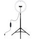Кільцеве світло зі стійкою Puluz PKT3061B Ring Light 30см (25W)